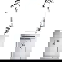 Pachet promotional Alveus Chiuveta Quarto 30, Inox + Baterie Tonia Brushed, Argintiu